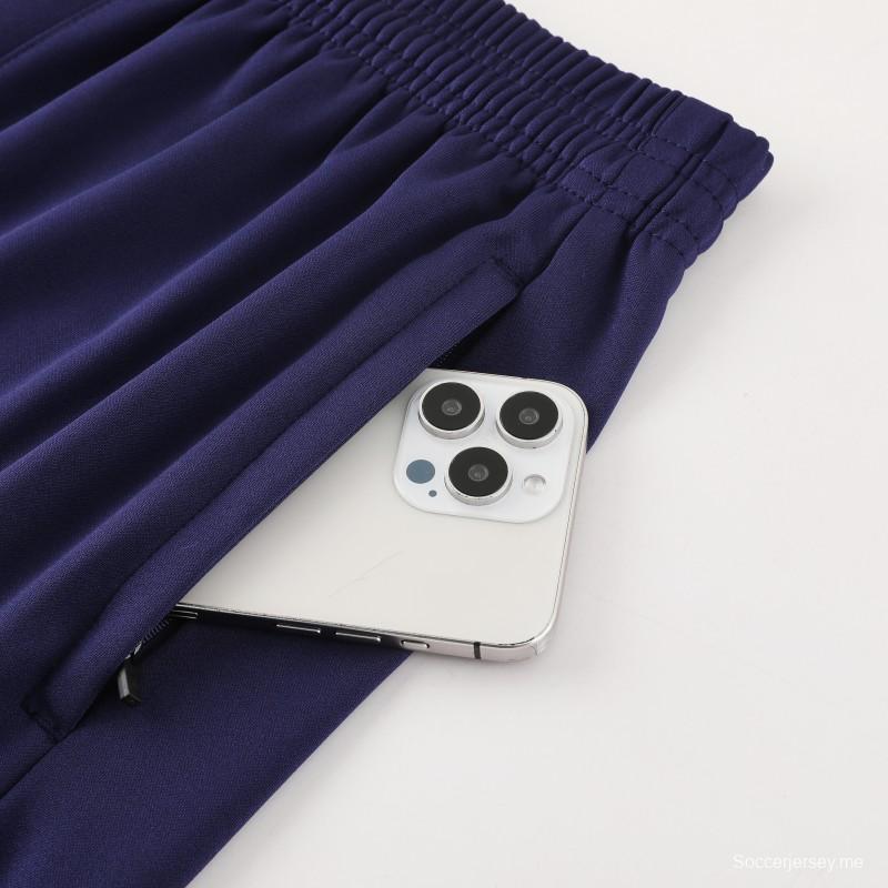 2025 إنجلترا 2025 أكمام قصيرة بنفسجية + شورت كرة قدم قصير