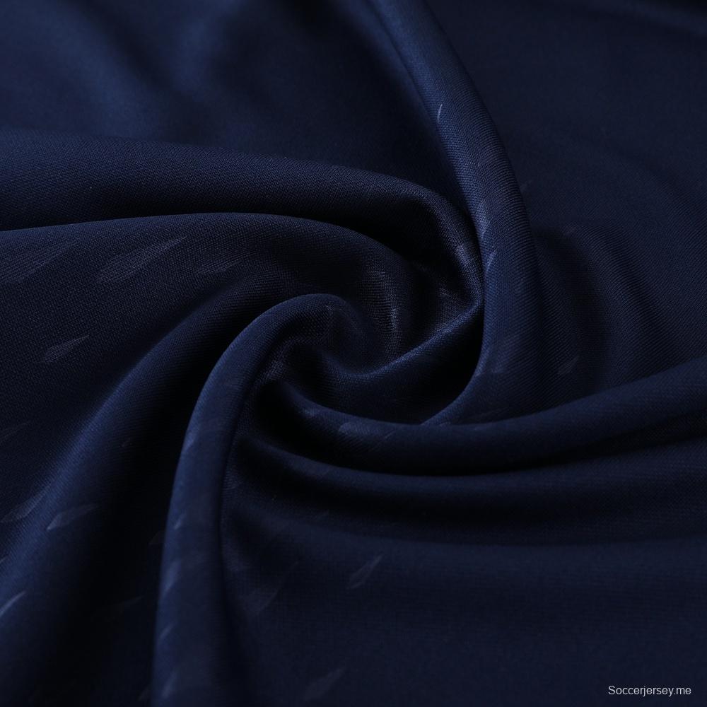 23/24 الأرجنتين 23/24 أزرق ملكي S-2XL سترة نصف سحاب + بنطلون طويل