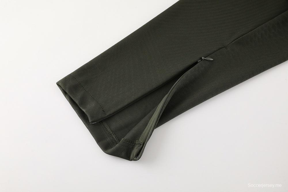 23/24 برشلونة بيج 23/24 بيج S-2XL سترة نصف سحاب + بنطال طويل