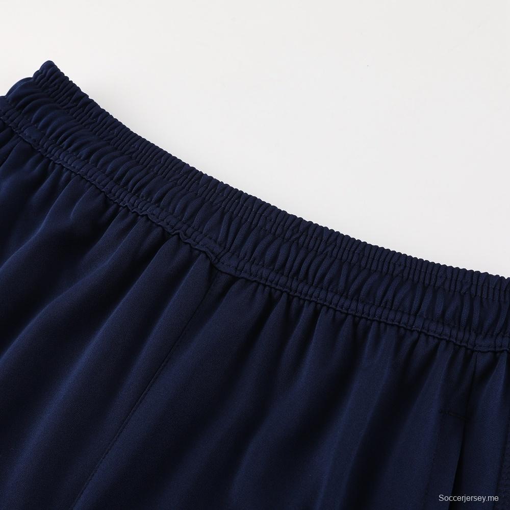 23/24 أجاكس أبيض S-2XL سترة نصف سحاب + بنطلون طويل + بنطلون طويل