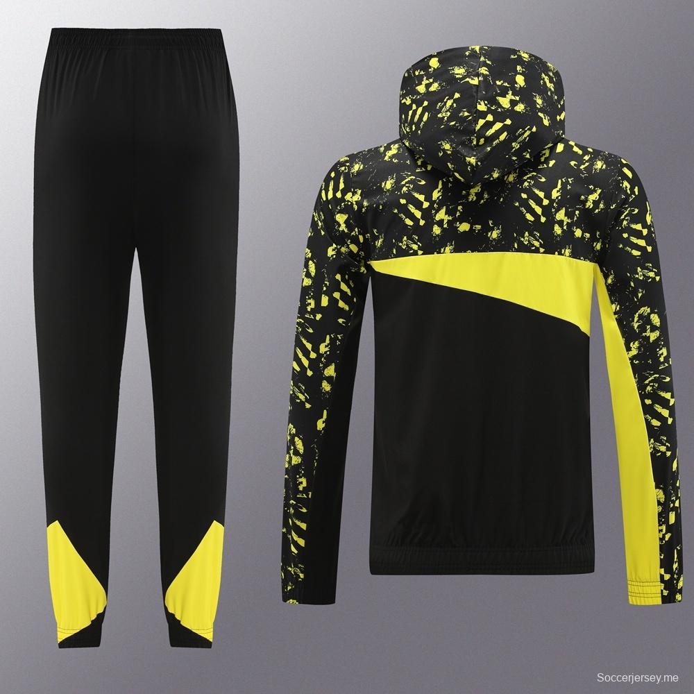 بوروسيا دورتموند جاكيت نصف سحاب + بنطلون طويل S-2XL