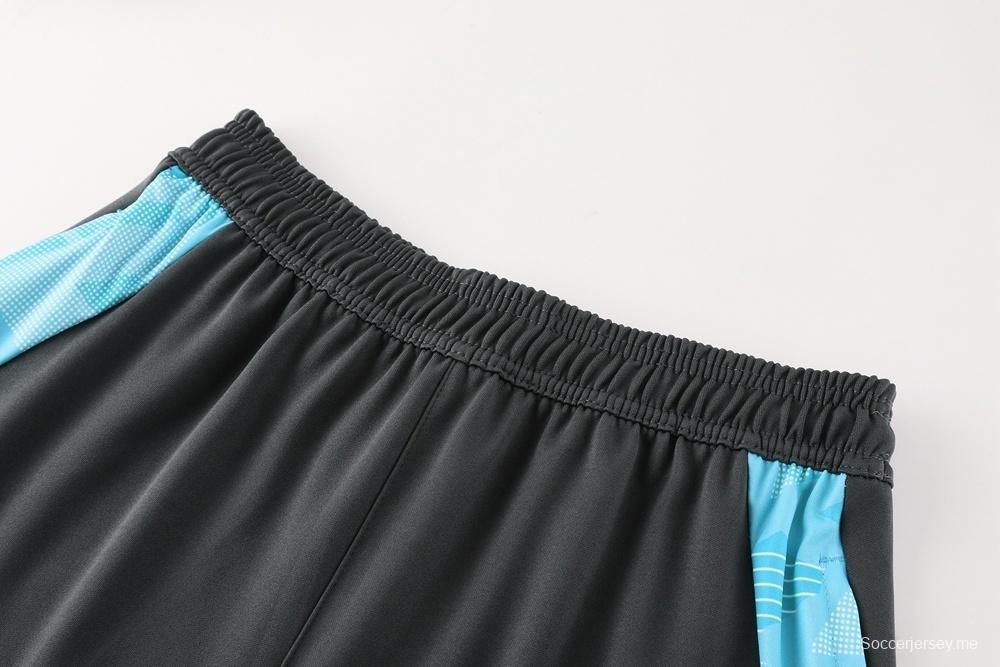 2025 الأرجنتين 2025 كم قصير رمادي داكن + شورت كرة قدم قصير رمادي داكن