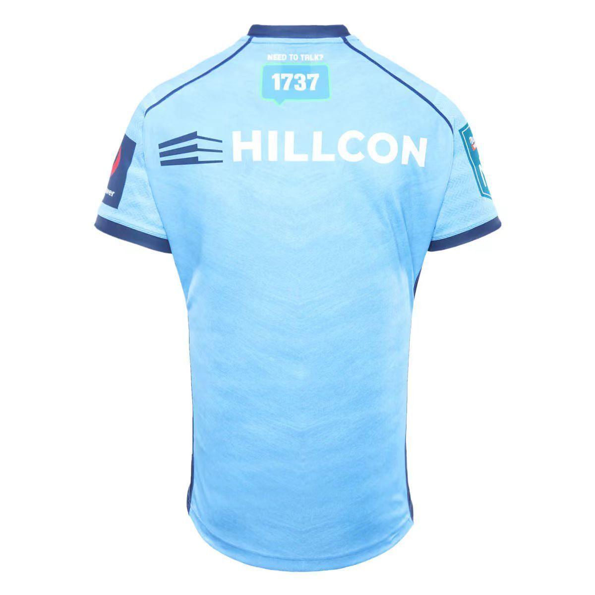 25/26 ووريورز وورسيستر ووريورز قميص أزرق سماوي بنقوش زهرية