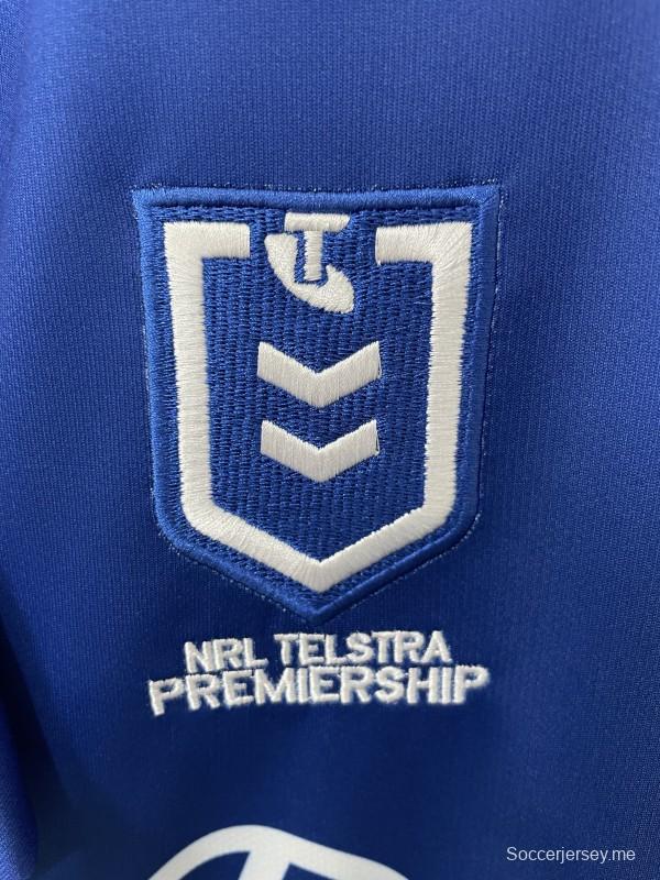 قميص 25/26 باراماتا إيلز أزرق وذهبي مع خطوط أفقية