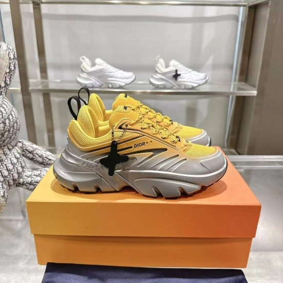 حذاء رياضي بتصميم ريترو - AS00380 من ديور B44 أبي أحذية رياضية بتصميم ريترو - AS00380