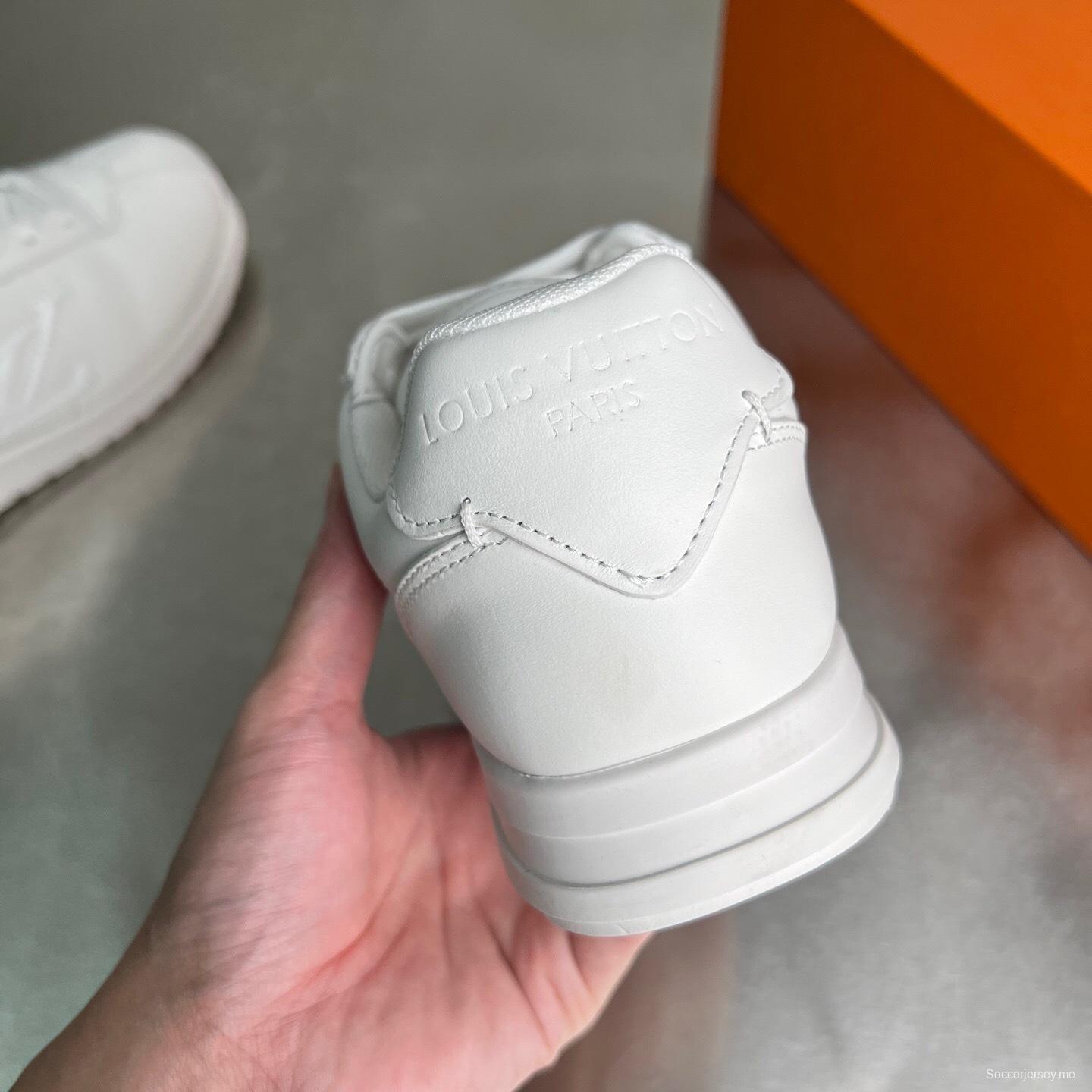 LV لويس فويتون 2025 تعاون فاريل ويليامز LV لويس فويتون 2025 إصدار رانواي سنيكرز بنعل كاجوال مكتنزة - YC