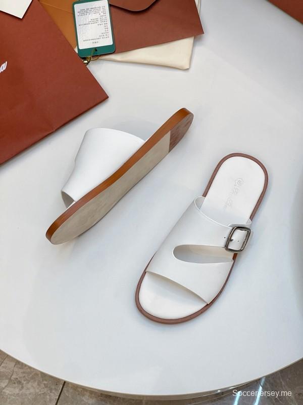 صنادل لورو بيانا للرجال لربيع/صيف 2025 الكاجوال للرجال بخياطة عالية الجودة - AS00250