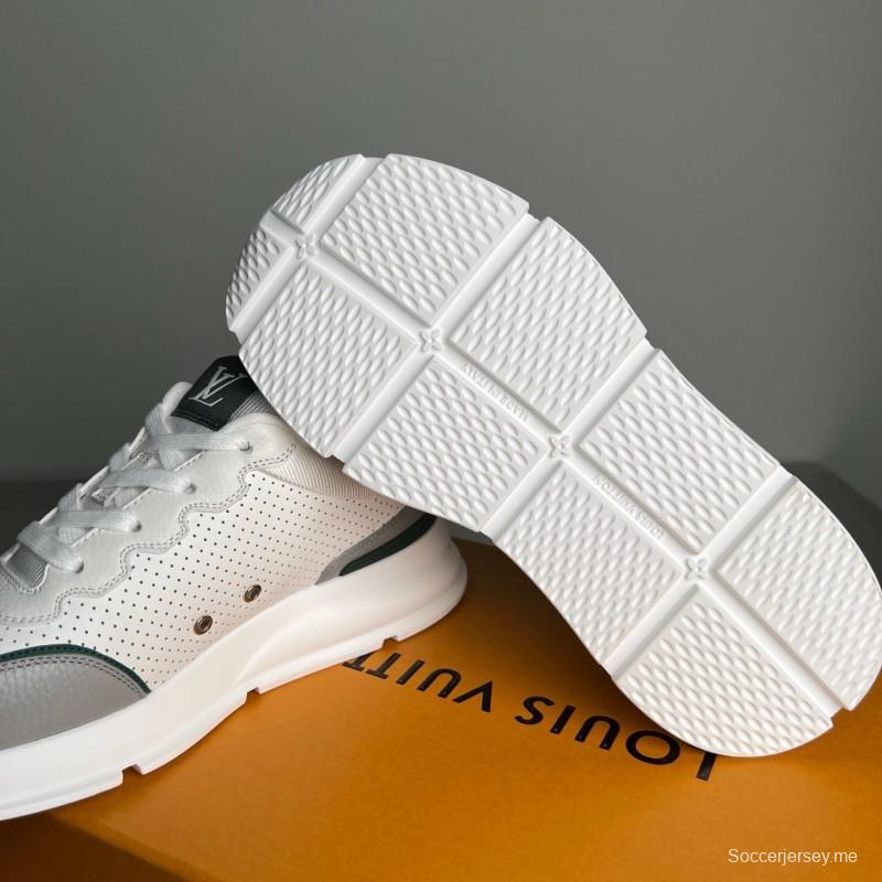 حذاء كاجوال كلاسيكي من الجلد الكلاسيكي برباط عند الأصابع المستديرة - YC