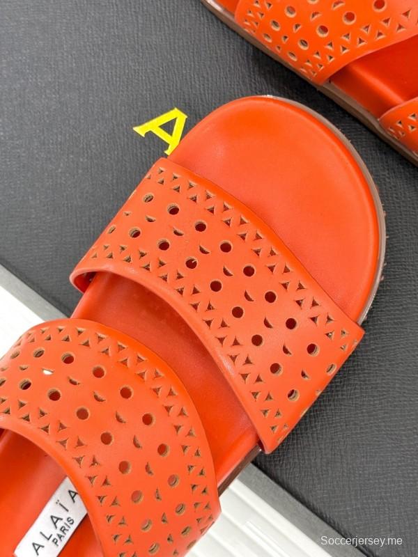 صندل آليا لربيع وصيف 2025 لربيع وصيف 2025 صندل كاجوال مخرم بالليزر - KFY00260