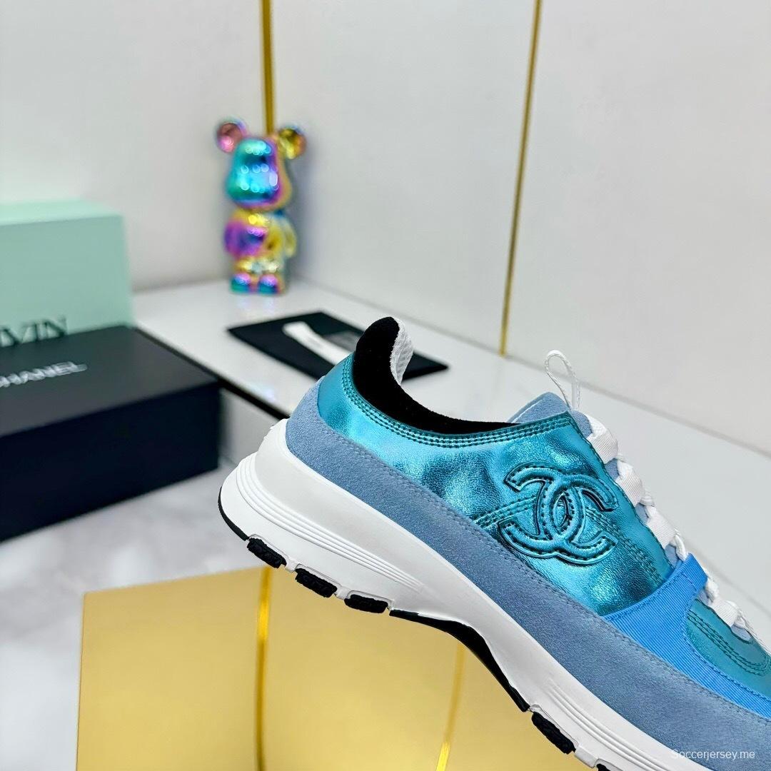 شانيل 2025 شانيل 2025 حذاء رياضي كاجوال بنعل مكتنزة - LY00310
