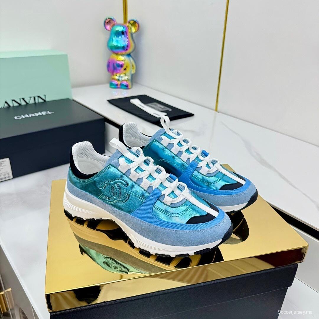 شانيل 2025 شانيل 2025 حذاء رياضي كاجوال بنعل مكتنزة - LY00310