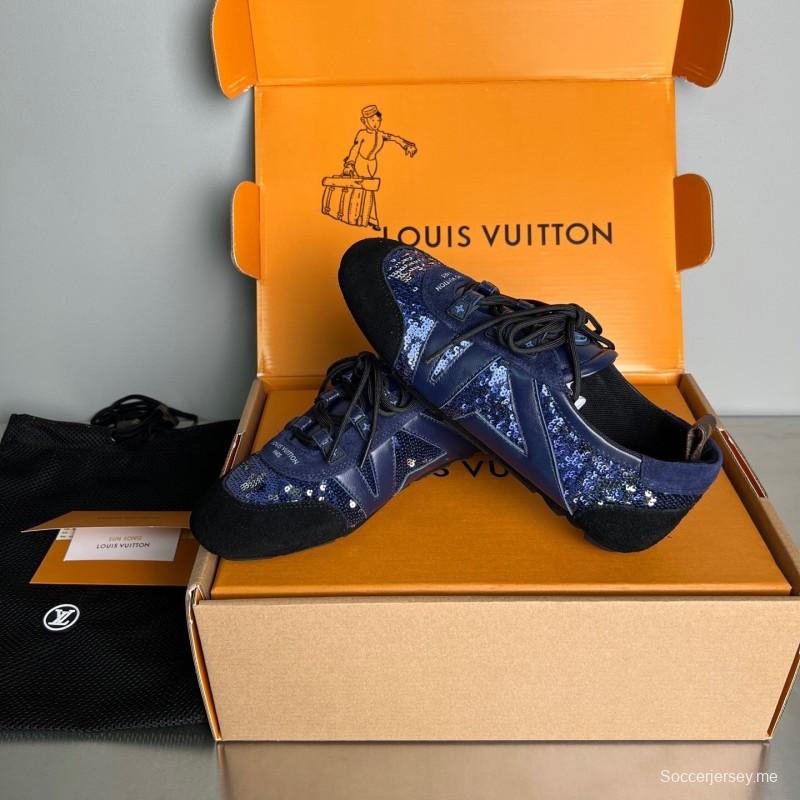 إل في سنيكرينا 2025/إس إس إس أحذية باليه مستديرة من الأمام برباط من الأمام ومنخفضة العلوية كاجوال لايف ستايل - YC