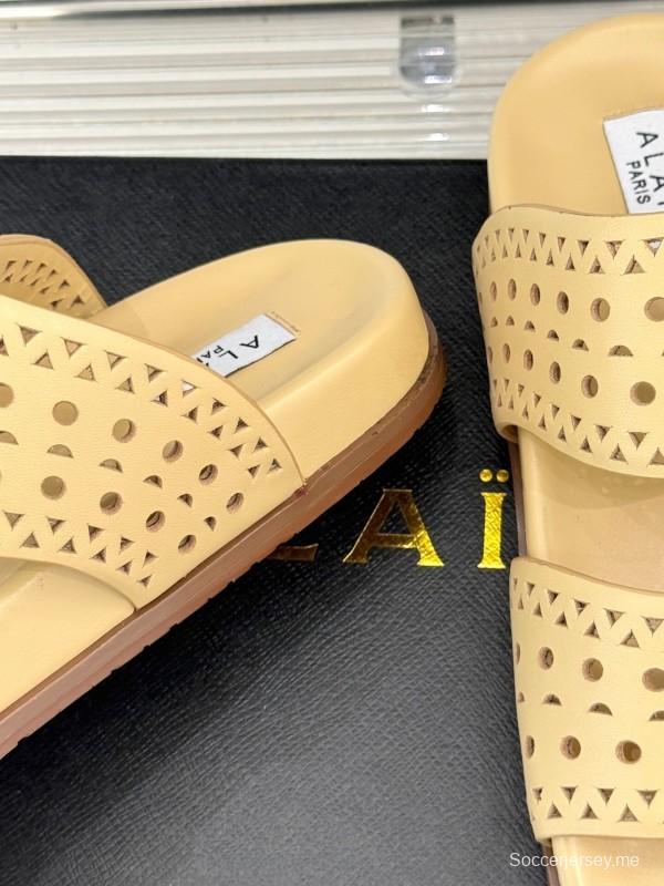 صندل ألايا لربيع وصيف 2025 صندل كاجوال بفتحة ليزر - KFY00260