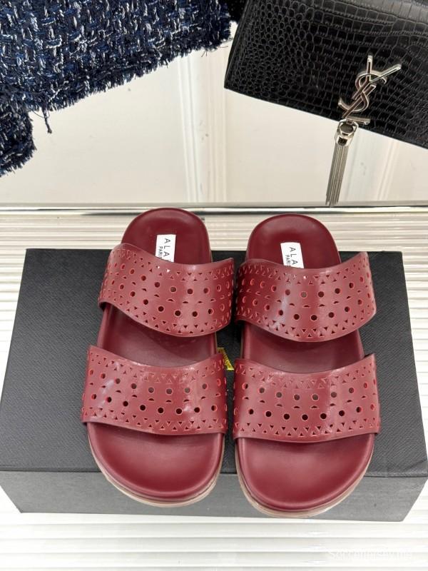 صندل آليا لربيع وصيف 2025 لربيع وصيف 2025 صندل كاجوال مخرم بالليزر - KFY00260