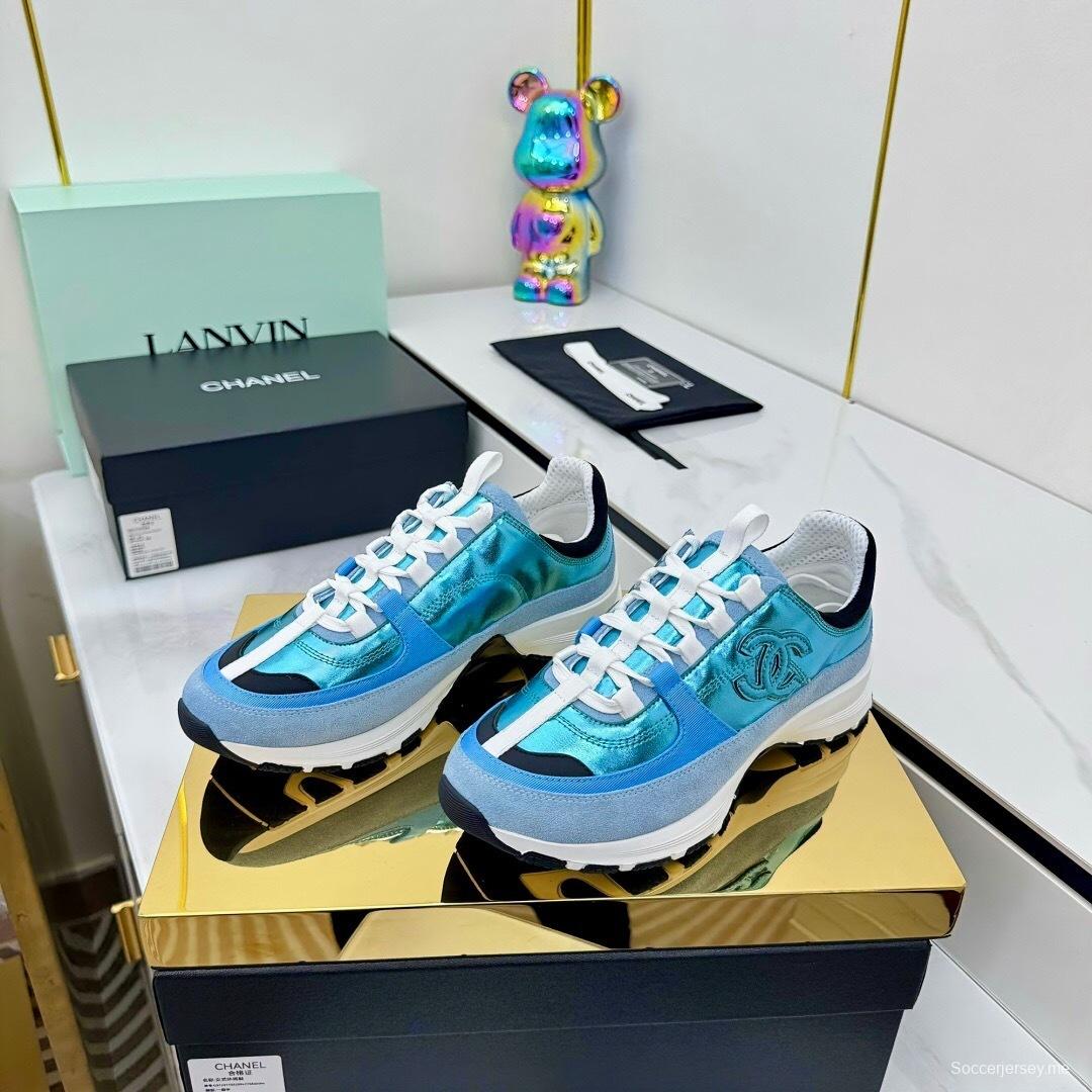 شانيل 2025 شانيل 2025 حذاء رياضي كاجوال بنعل مكتنزة - LY00310