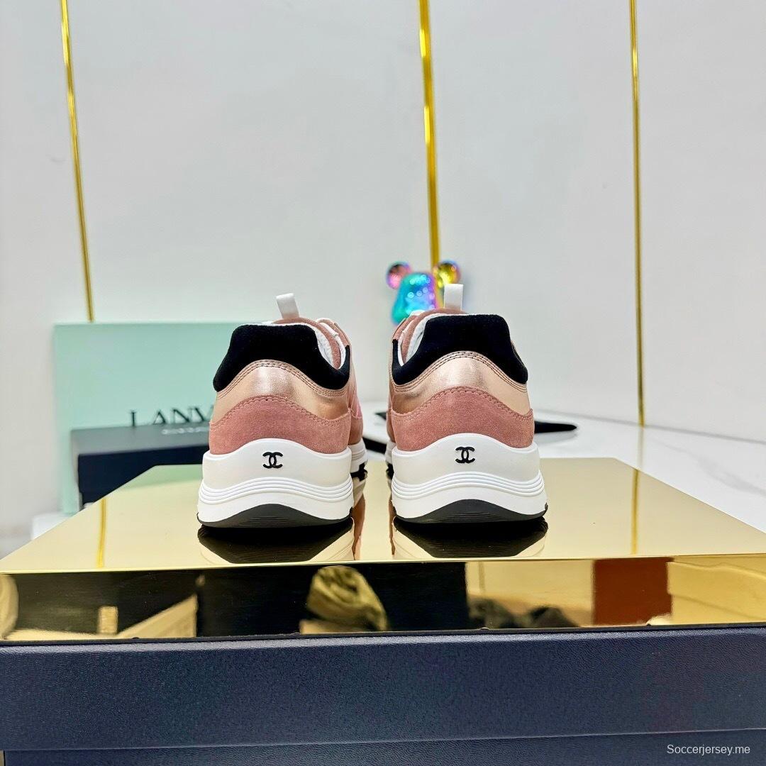 شانيل 2025 شانيل 2025 حذاء رياضي كاجوال بنعل مكتنزة - LY00310