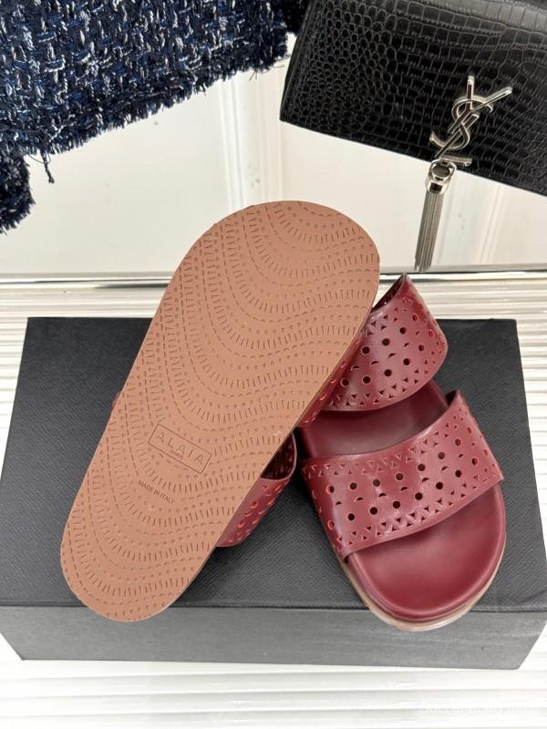 صندل آليا لربيع وصيف 2025 لربيع وصيف 2025 صندل كاجوال مخرم بالليزر - KFY00260