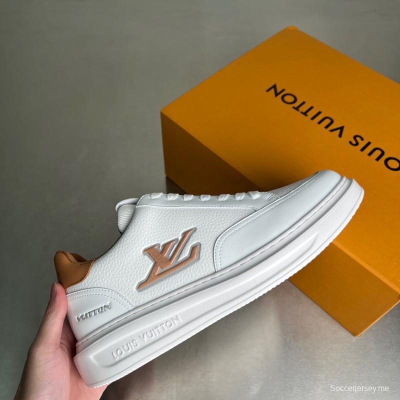 حذاء رياضي رجالي من لويس فويتون بيفرلي هيلز برقبة منخفضة للرجال - YC