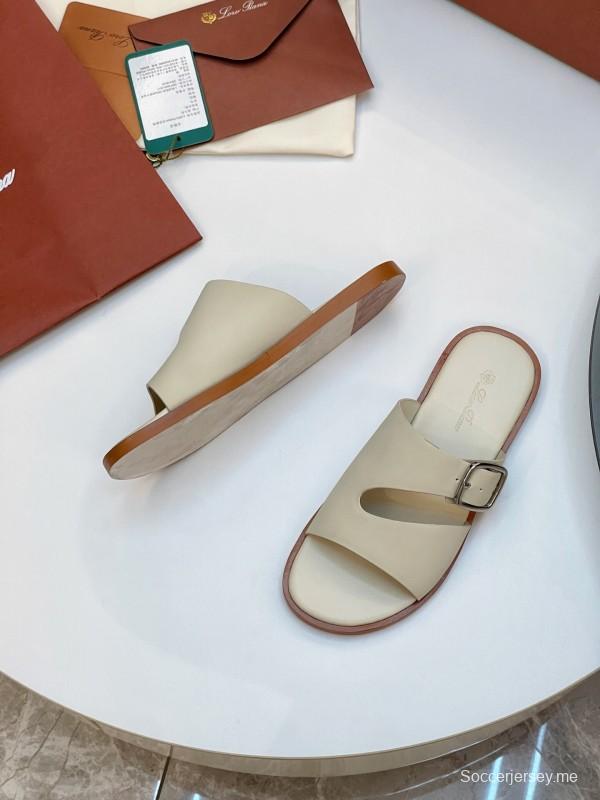 شباشب لورو بيانا 2025 SS للرجال لربيع وصيف 2025 للرجال بخياطة عالية الجودة ونعل أصلي - AS00250