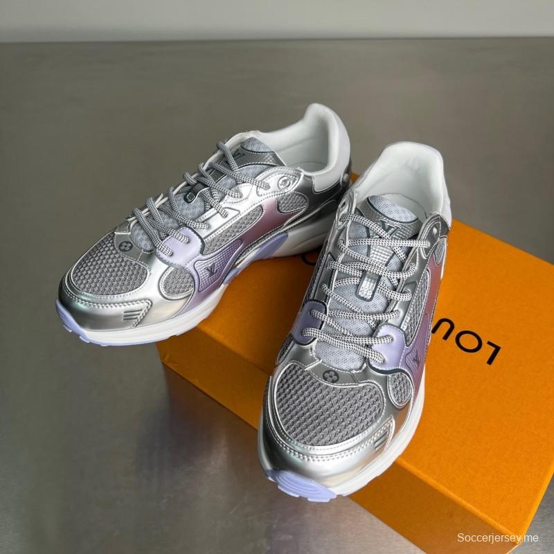 حذاء إل في أولمبيا ذو رباط مستدير من الأمام والجزء العلوي منخفض الكاجوال - YC