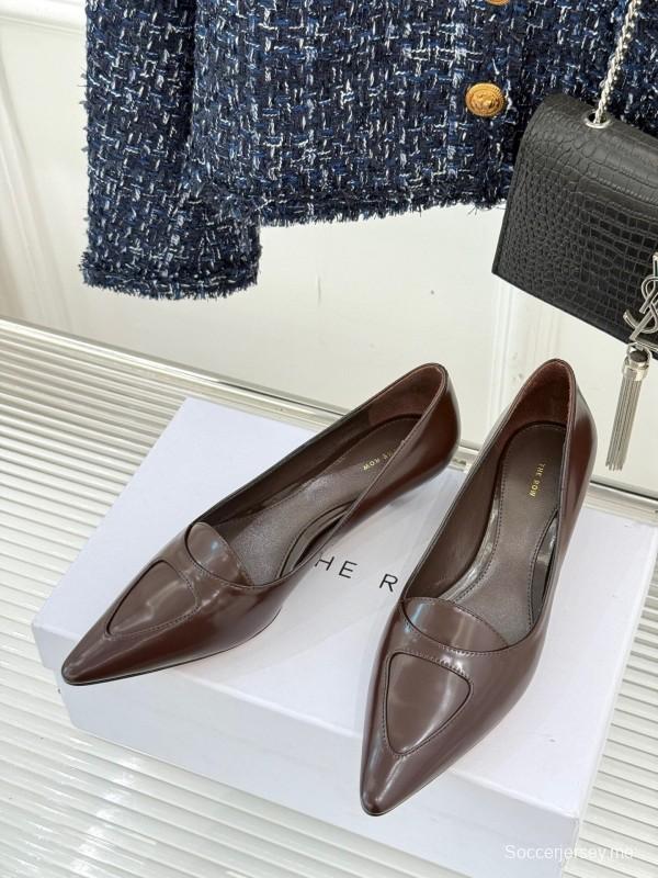 حذاء ذا رو 2025 ذا رو 2025 بكعب عالٍ بكعب عالٍ مدبب من الأمام - KFY00320