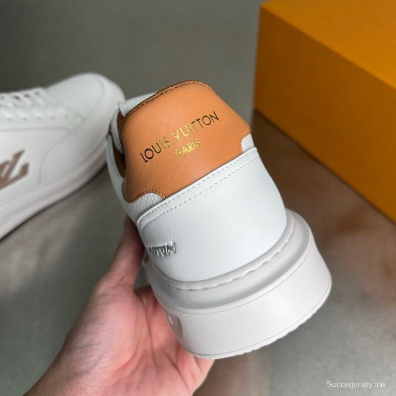 حذاء رياضي رجالي من لويس فويتون بيفرلي هيلز برقبة منخفضة للرجال - YC