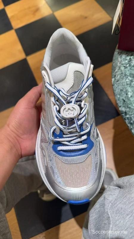 حذاء رياضي 2.0 من غوتشي بخطوط عاكسة وتصميم قديم - AS00450