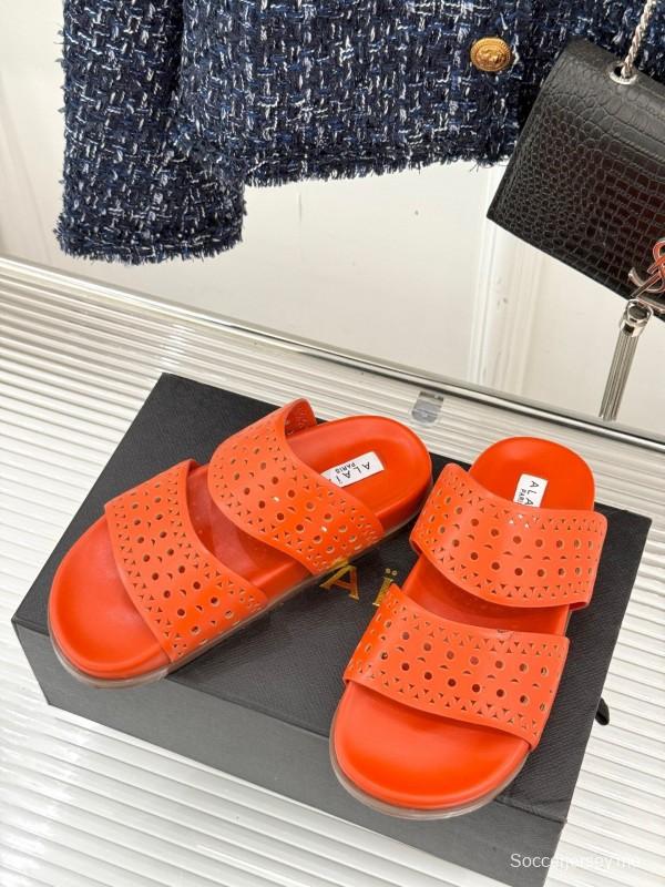 صندل آليا لربيع وصيف 2025 لربيع وصيف 2025 صندل كاجوال مخرم بالليزر - KFY00260