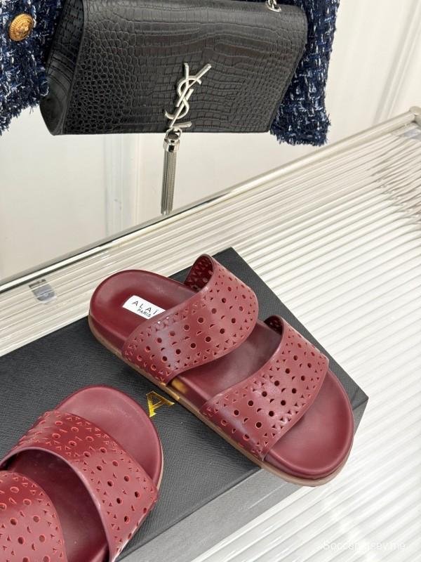 صندل آليا لربيع وصيف 2025 لربيع وصيف 2025 صندل كاجوال مخرم بالليزر - KFY00260