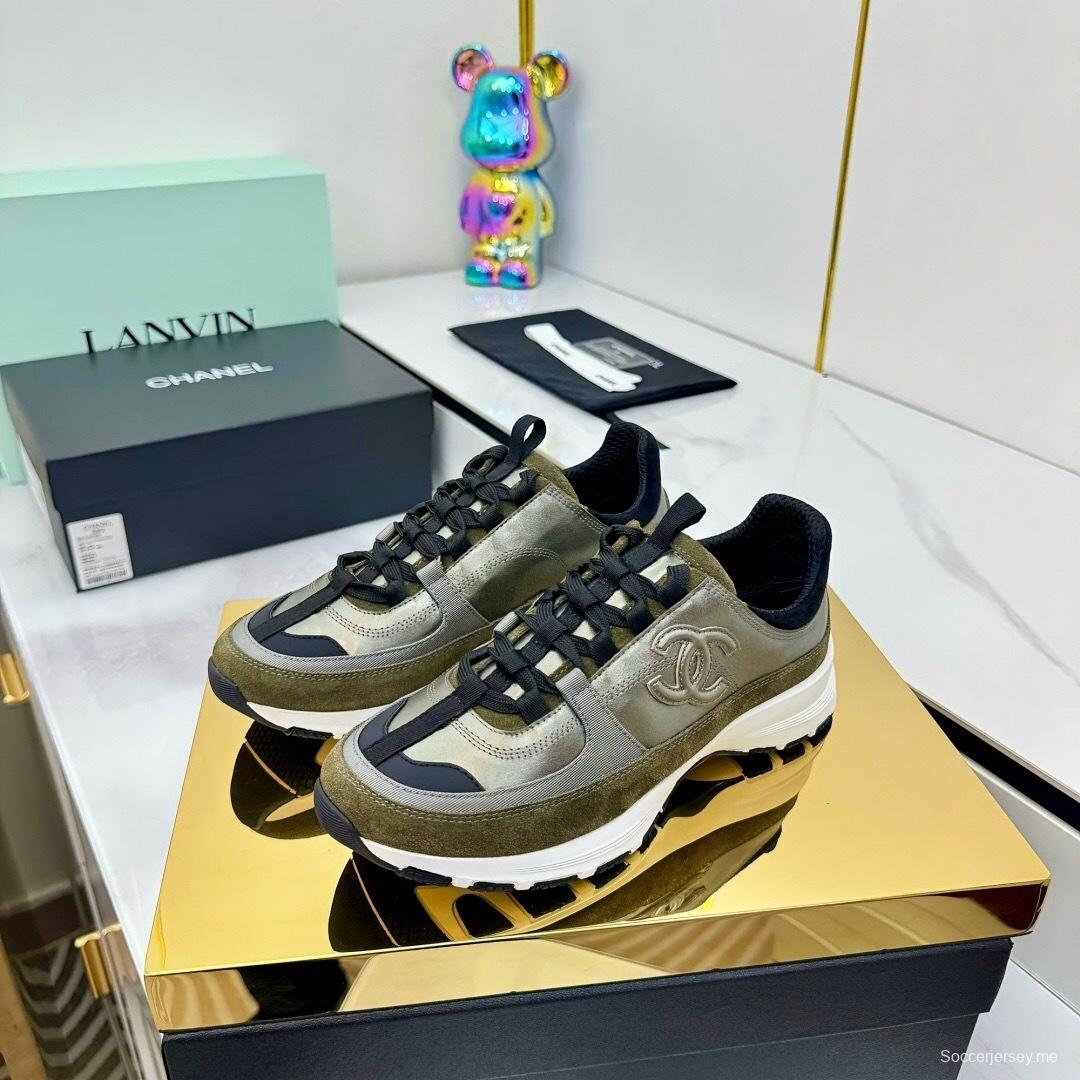 شانيل 2025 شانيل 2025 حذاء رياضي كاجوال بنعل مكتنزة - LY00310