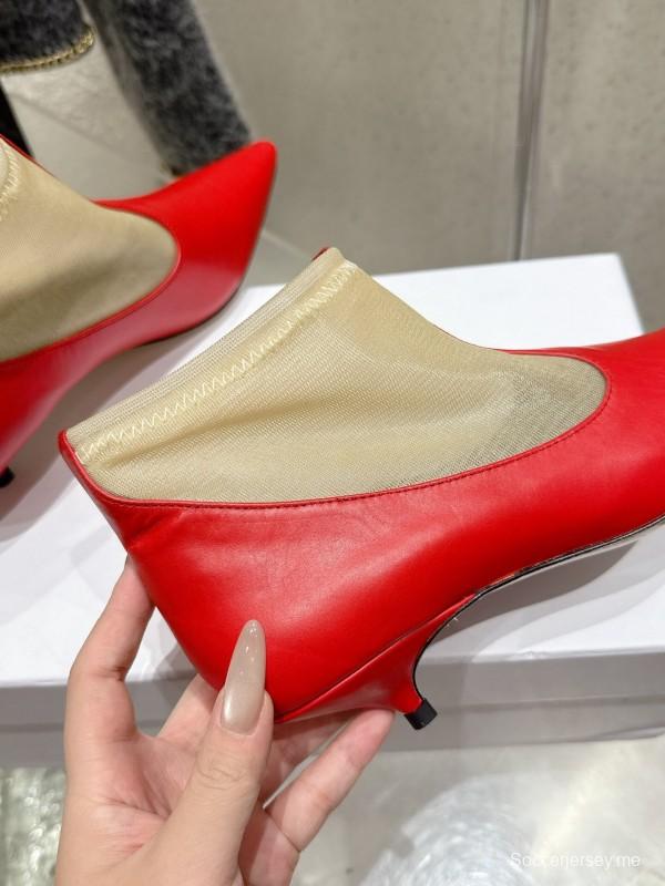 صندل بكعب شبكي بكعب عالٍ شبكي بكعب عالٍ من طراز ريترو 2025 من ثيرو 2025 - KFY00320