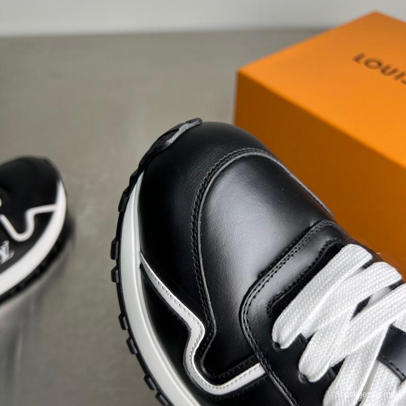 أديداس 2025 أديداس 2025 حذاء كاجوال مسطح برباط من الجلد بمقدمة مستديرة برباط - YC