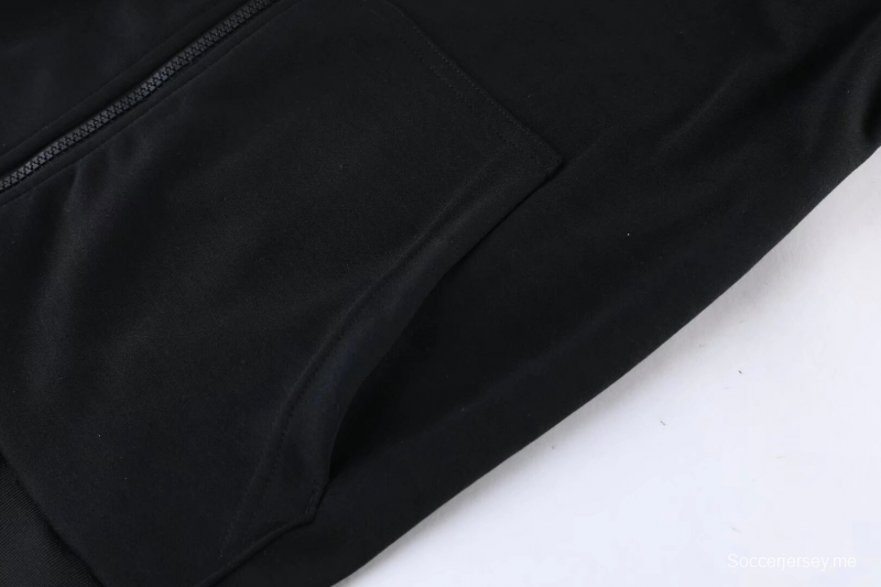 2025 اير جوردان اير جوردان جامب مان 2025 هودي أسود بنفسجي هودي أسود سحاب كامل + بنطال طويل