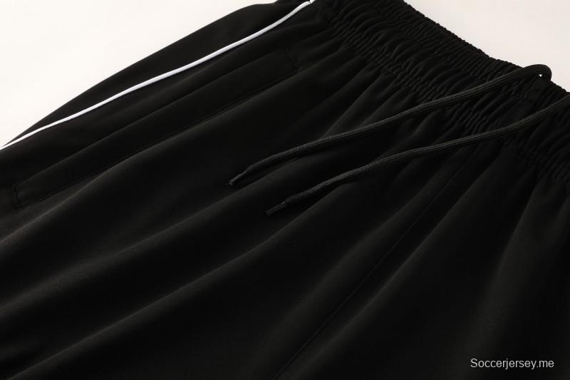 25/26 أديداس سترة رياضية بسحاب كامل أحمر/أبيض + بنطلون طويل + جاكيت أديداس أحمر/أبيض