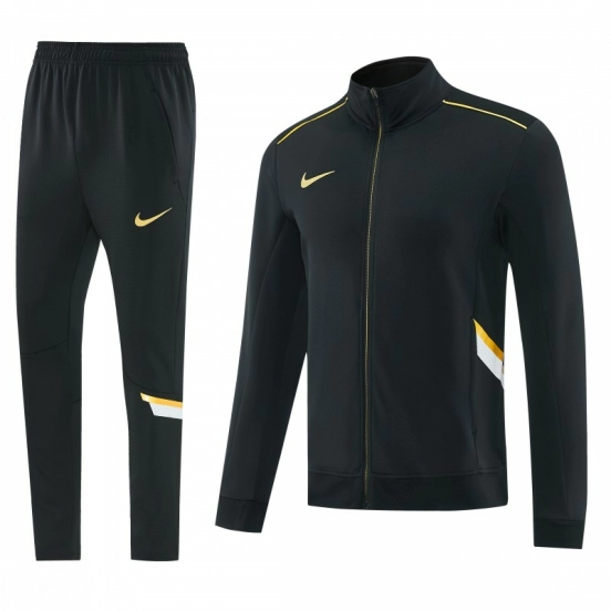 2026 NIKE سترة سوداء بسحاب كامل + بنطال طويل