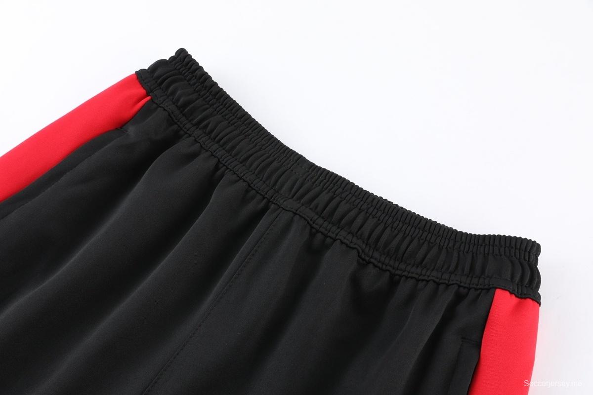 2026 سترة أديداس زرقاء بسحاب كامل + بنطال طويل أسود