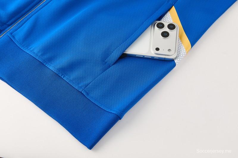 2026 NIKE سترة زرقاء بسحاب كامل + بنطال طويل