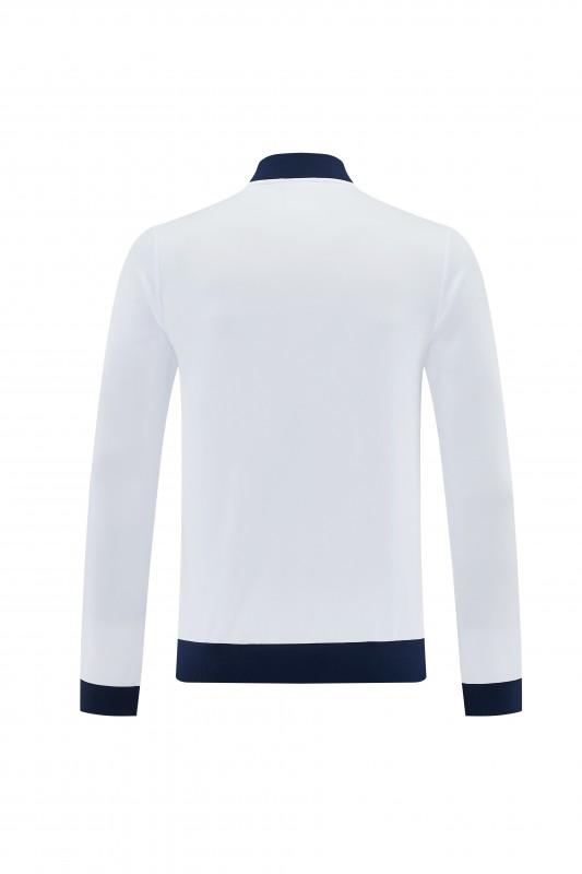 25/26 روما وايت جاكيت بسحاب كامل + بنطال طويل