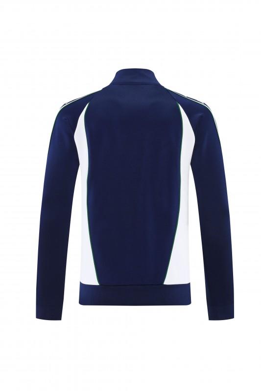 26/27 ريال بيتيس × كابا أزرق داكن  طقم رياضي مع سترة بسحاب كامل + بنطال طويل