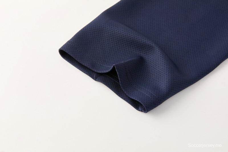 2026 NIKE سترة بيضاء بسحاب كامل + بنطال طويل