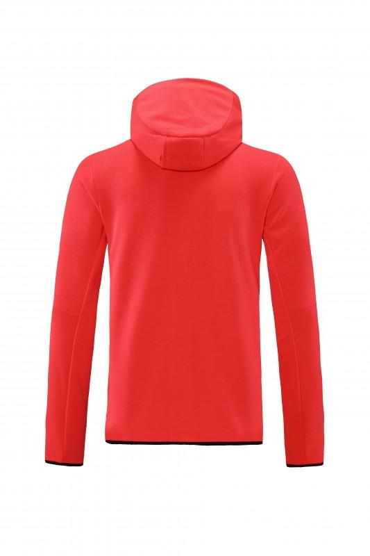 26/27 طقم رياضي من ليفربول باللون الأحمر مع سترة بغطاء رأس وسحاب كامل + بنطال طويل