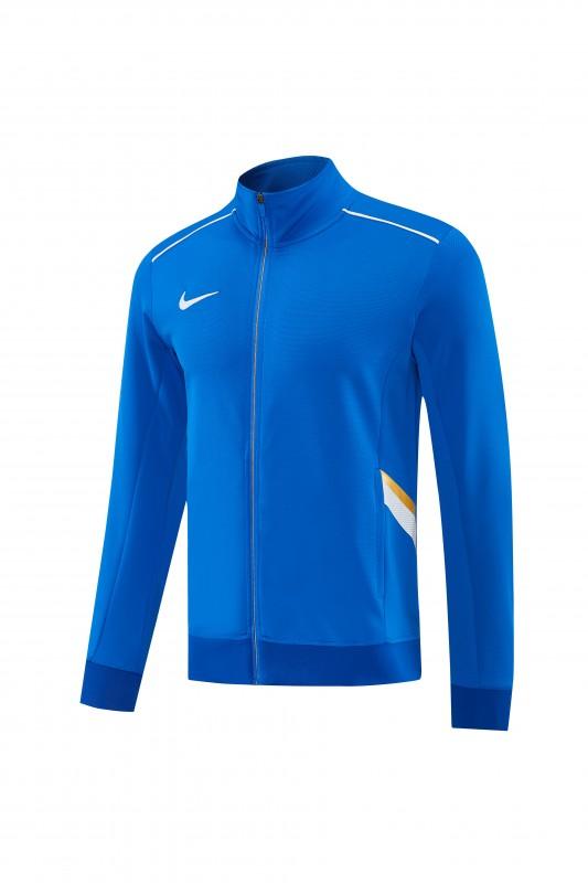 2026 NIKE سترة زرقاء بسحاب كامل + بنطال طويل