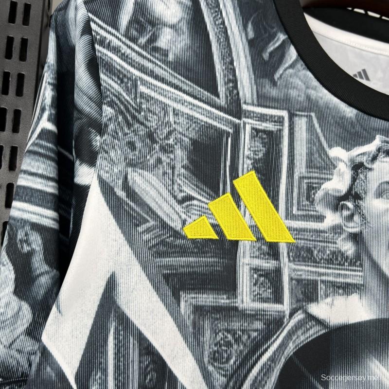 2025/26 يوفنتوس ديل بييرو قميص طويل الأكمام قبل المباراة