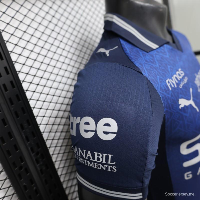 قميص الهلال الأزرق (الملعب) للموسم 26/27