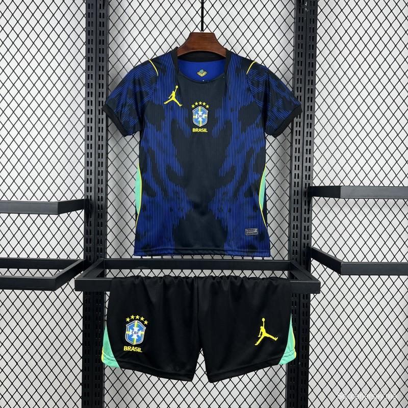 الزي الخارجي لفريق البرازيل للأطفال في كأس العالم 2026