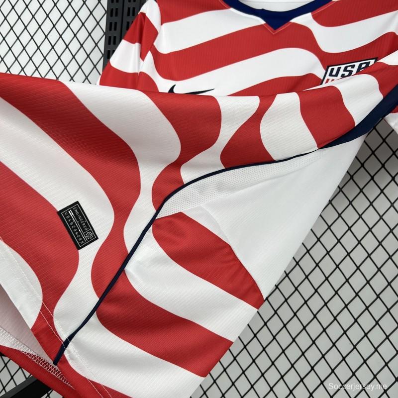قميص المنتخب الأمريكي للمباريات على أرضه في كأس العالم 2026