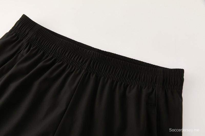 26/27 طقم رياضي من ليفربول باللون الأخضر مع سترة بغطاء رأس وسحاب كامل + بنطال طويل أسود