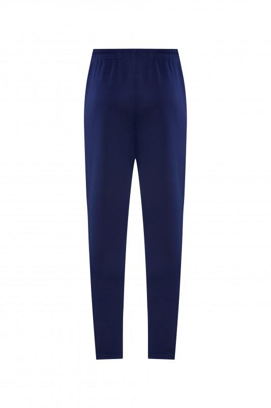 2026 سترة أديداس باللون الأزرق الداكن بسحاب كامل + بنطال طويل