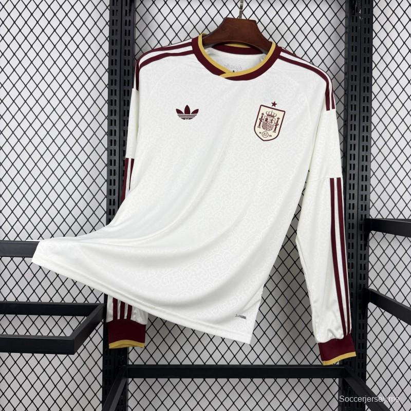 قميص إسبانيا للرجال ذو الأكمام الطويلة للمباريات الخارجية في كأس العالم 2026