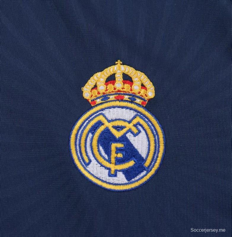 قميص ريال مدريد الزي الخارجي باللون الأزرق الداكن لموسم 2010/2011